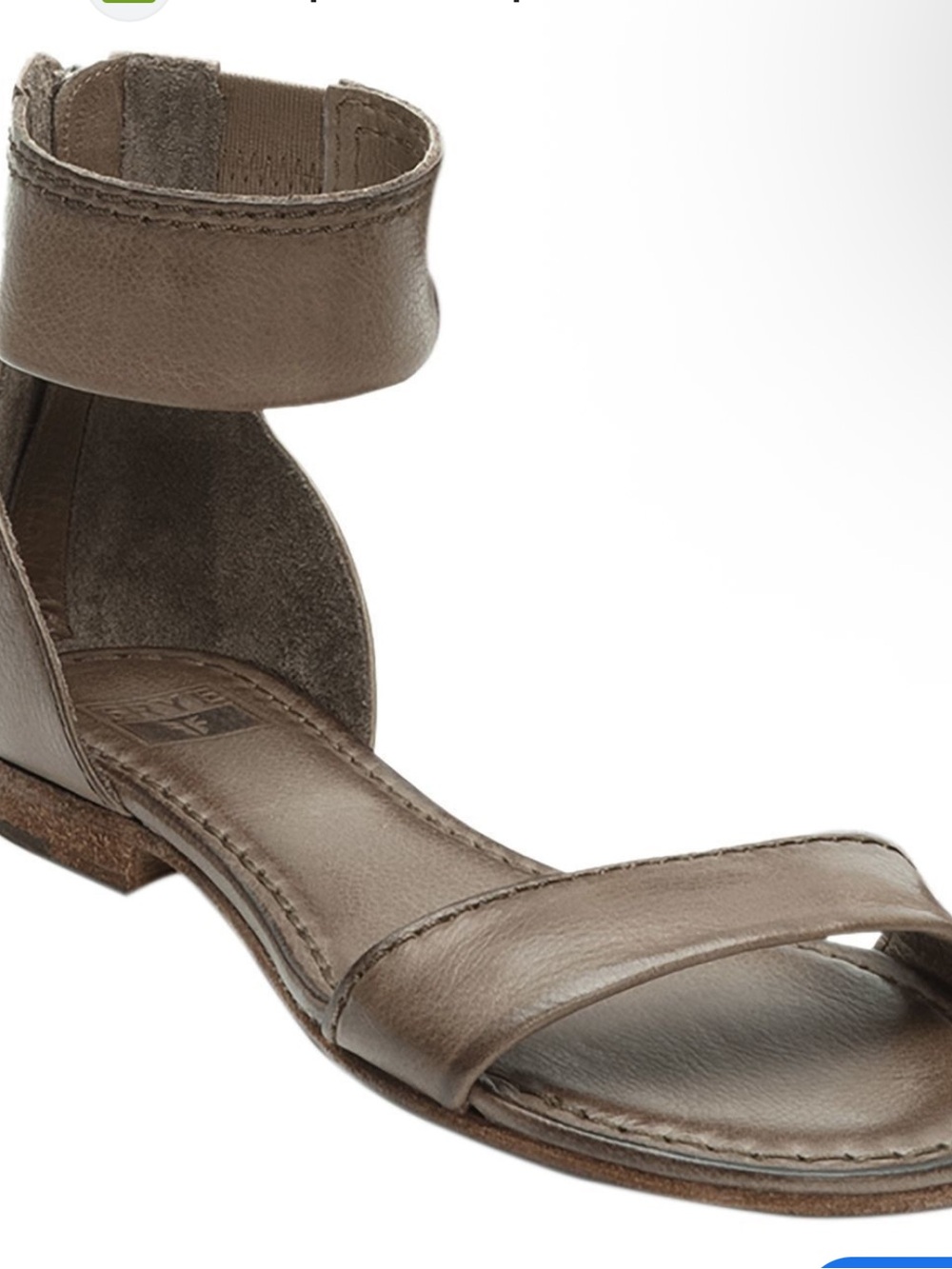 Frye Carson Ankle Zip Flat Sandals
